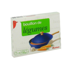 Auchan Bouillon de legumes 15 tab 150g