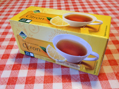 Thé noir aromatisé au citron 25 sachets