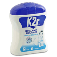 K2r Détachant Activateur Spécial Blanc Poudre 500 g - Lot de 2