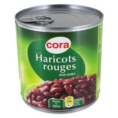 Cora haricots rouges 1/2 265g
