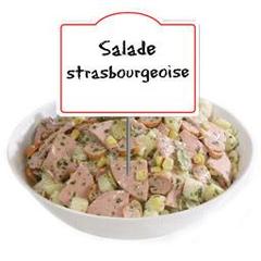 Claude Leger, Salade strasbourgeoise, au rayon traiteur a la coupe