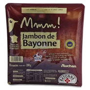 Auchan Terroir jambon de Bayonne 10 tranches 200g