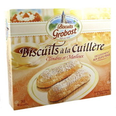 Biscuits a la cuillere GROBOST, 30 biscuits, 250g