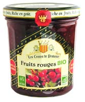 Les Comtes de Provence Confiture de Fruits Rouges Bio 350 g - Lot de 3