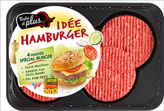 Tendre et plus idee hamburger 15mg x4 -320g