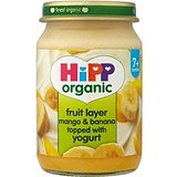 Hipp Organique Mangue Couche De Fruits Et Banane Garni De Yogourt 7Mois + (160G)