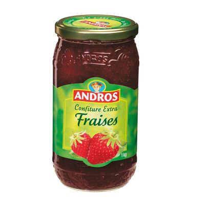 Confiture Andros fraises 1kg
