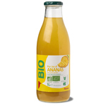 Auchan Bio pur jus d'ananas brique 1l