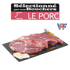 Echine de porc avec os Origine France x 4, 680 g 6.99€/kg