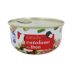 Salade catalane au thon Avec pates et legumes.