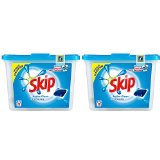 SKIP Lessive Capsules Active Clean Efficacité 20 Dosettes - Lot de 2