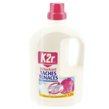 Detachant liquide avant lavage pour taches tenaces K2R, 1,5l