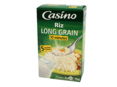 Riz long grain etuve (10 minutes)