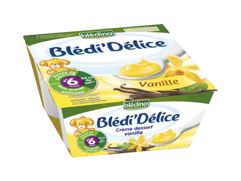 BLEDI'DELICE vanille 4x100g