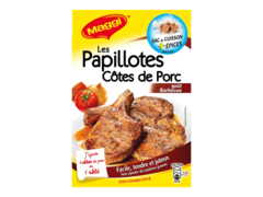 Papillotes Préparation Maggi Côtes de porc au barbecue - 18g