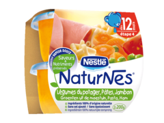 Nestle naturnes carottes pates jambon des 12mois 2x200g