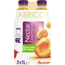 nectar d'abricot auchan 2x1l