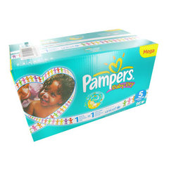 Couches Baby Dry mega PAMPERS, taille 5, 11 a 25kg , 96 unites