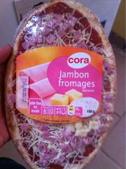 Cora pizza jambon fromages 180 g