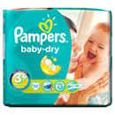 Pampers baby dry midpak x32 taille 3 + 