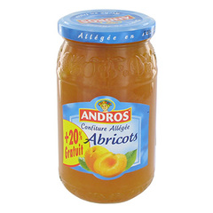 Confiture abricot Andros Allegee 350g