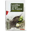 Auchan lentilles vertes de France 500g