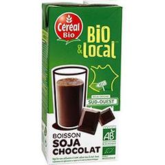 Boisson au soja et chocolat Bio & Local CEREAL BIO, 1l