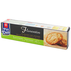 Biscuits P'tit Deli Florentin Amande chocolat 100g