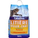 Litiere pour chat parfumee, avec bactericide, le sac,10l