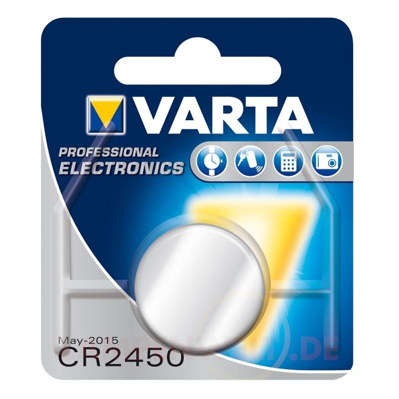 Pile lithium CR2450 VARTA