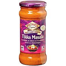 Patak's Sauce à cuisiner saveur Tikka Masala 350G