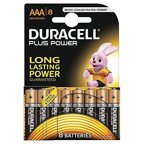 Piles Duracell duralock Plus Power AAA HAL - x8