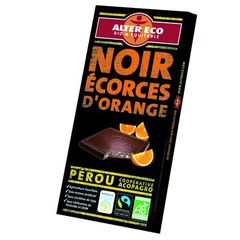 Chocolat noir orange bio 100g alter eco