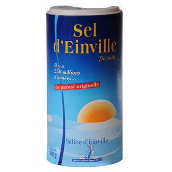 Sel fin Saline d'Einville Boite verseuse 500g