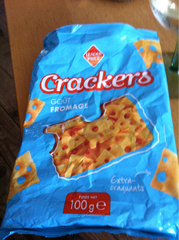 Crackers, goût fromage 100g