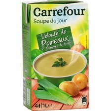 Soupe velouté de poireaux pommes de terre Carrefour