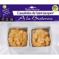 Cassolettes de St Jacques a la Bretonne TABLE MARINE, 2x110g