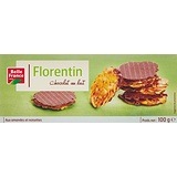 Belle France Biscuits Florentin Amande Chocolat 100 g - Lot de 5