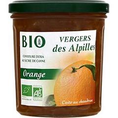 Vergers des Alpilles Confiture Extra Bio Orange - Lot de 3