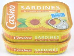 Sardines a l?huile de tournesol