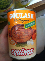 Equinox Goulash aux légumes la boite de 400 g
