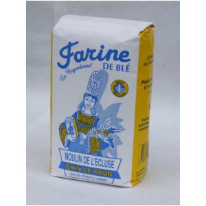 Farine de ble Bigoudenne Le Rhun-Le Moulin de l'Ecluse, 1kg