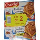 Chabrior Biscuit Pocket Tableau d'Honneur chocolat au lait le lot de 2 paquets de 250 g