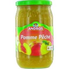Compote pomme peche ANDROS, 730g