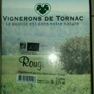 Vin de Pays des Cevennes rouge VIGNERONS DE TORNAC, 5l