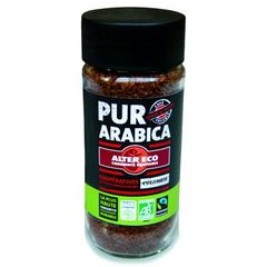 Cafe soluble Colombie bio pur arabica