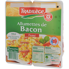 Allumettes bacon fume Tradilege 2x100g