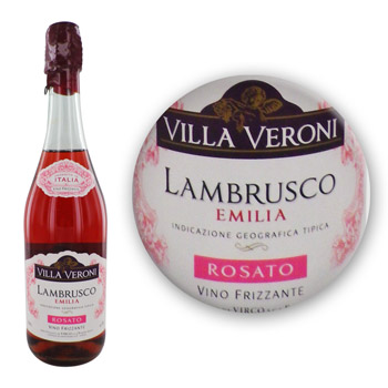 Vin Lambrusco Villa Veroni Rose 8%vol 75cl