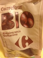 Raisins secs sultanine bio