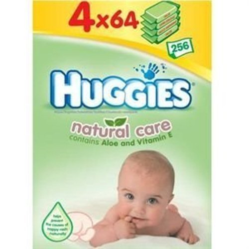 Huggies natural care lingette 4x64